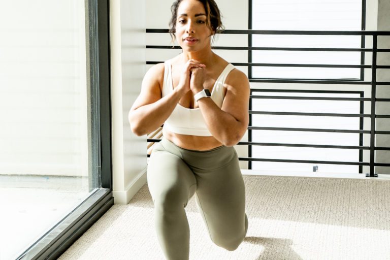 Girl Lunging
